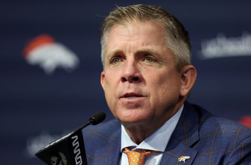 Sean Payton, Broncos de Denver.  (Foto de Matthew Stockman/Getty Images)