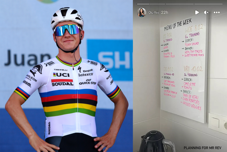 Un menú digno de un campeón: revelado el plan de alimentación de Remco Evenepoel