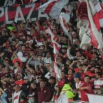 La hinchada de River en el último partido ante Banfield (Marcelo Carroll).