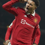 Jadon Sancho rescató al Manchester United en la segunda mitad