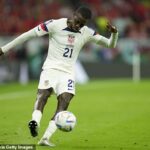 Timothy Weah, de 23 años, se perderá su 30° partido internacional con EE. UU. tras lesionarse la cabeza con el Lille