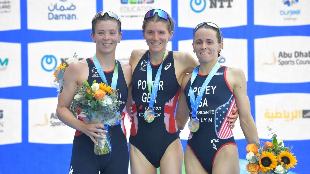 Potter y Coldwell uno-dos_Crédito de la foto_Steve Cox_British Triathlon