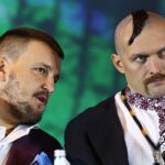 Alexander Krassyuk (L) cree que Tyson Fury está demasiado 'asustado' para pelear contra Oleksandr Usyk