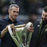 Gareth Bale regresó a Los Ángeles para las celebraciones de la Copa MLS de su ex equipo.