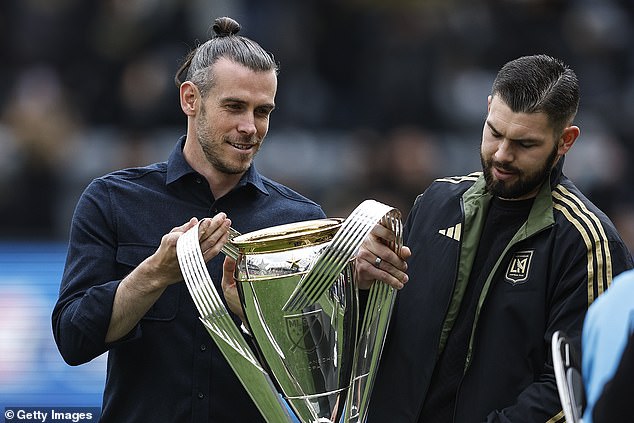 Gareth Bale regresó a Los Ángeles para las celebraciones de la Copa MLS de su ex equipo.