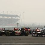 Automovilismo Campeonato Mundial de Fórmula Uno Gran Premio de India Día de la carrera Nueva Delhi, India