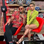 La estrella de la WWE Maxxine Dupri chisporroteó durante un episodio reciente de 'The Bump'