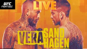 Resultados de UFC San Antonio: Vera vs. Sandhagen