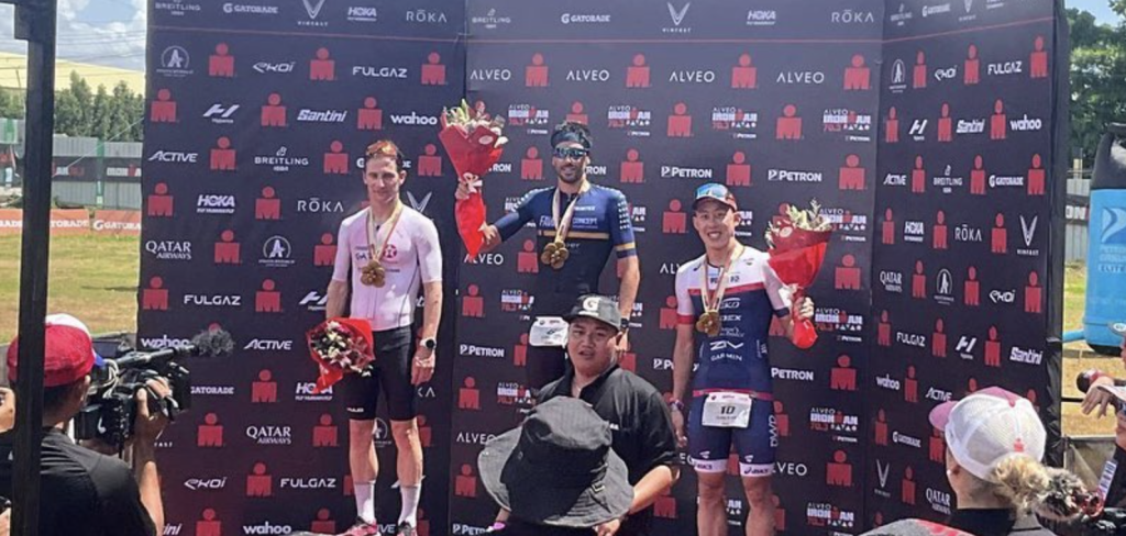 Sarah Crowley y Filipe Azevedo se llevan la victoria en el Ironman 70.3 Davao - Triatlón Hoy