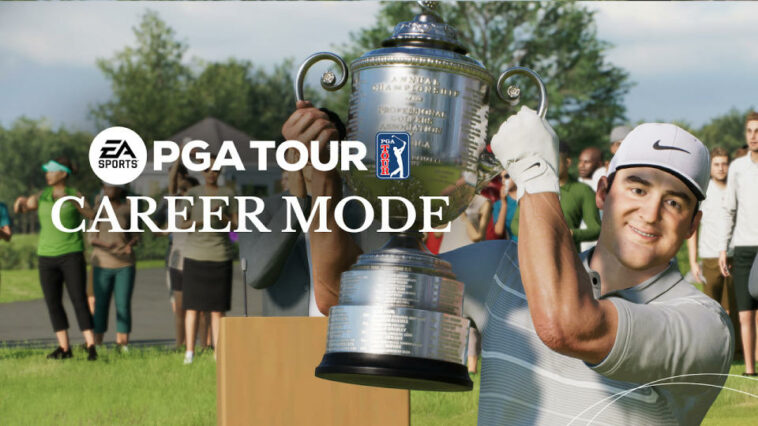 Un gráfico promocional para el Modo Carrera de EA Sports PGA Tour