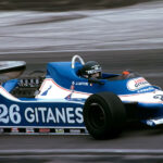 Jacques Laffite, Ligier-Ford JS11, Gran Premio de Francia en Dijon-Prenois el 1 de julio de 1979. (Foto de Bernard Cahier/Getty Images)