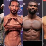 Veteranos de UFC en acción de MMA del 9 al 12 de marzo