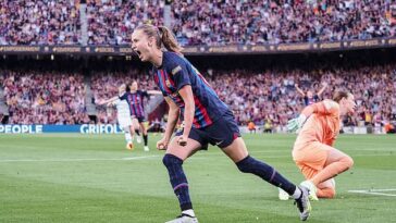 Caroline Graham Hansen puso al Barcelona al mando con un gol clínico en el minuto 63