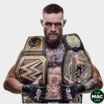 McGregor, de 34 años, publicó esta imagen después de que surgiera la noticia de la fusión de UFC y WWE