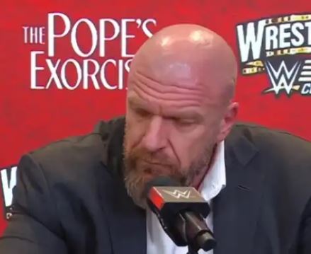 Triple H rompió en llanto durante su conferencia de prensa en WWE