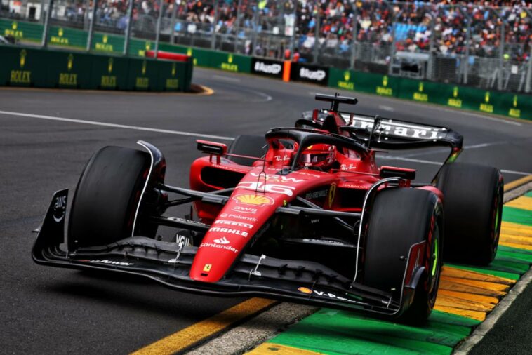 Charles Leclerc (MON) Ferrari SF-23.  01.04.2023.  Campeonato del Mundo de Fórmula 1, Rd 3, Gran Premio de Australia, Albert Park, Melbourne, Australia, Día de clasificación.  - www.xpbimages.com, Correo electrónico: request@xpbimages.com © Copyright: Moy / XPB Images