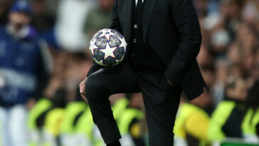 El entrenador del Real Madrid, Carlo Ancelotti, mostró una habilidad impresionante