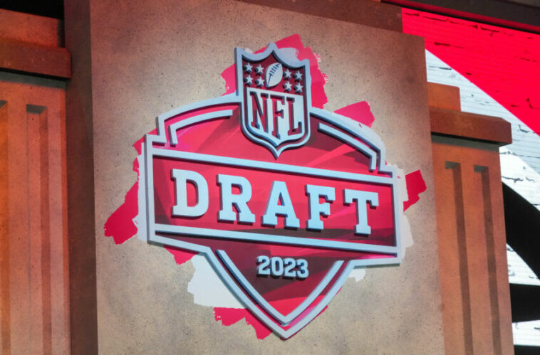 Cartel del Draft 2023 de la NFL.  (Kirby Lee-USA TODAY Deportes)