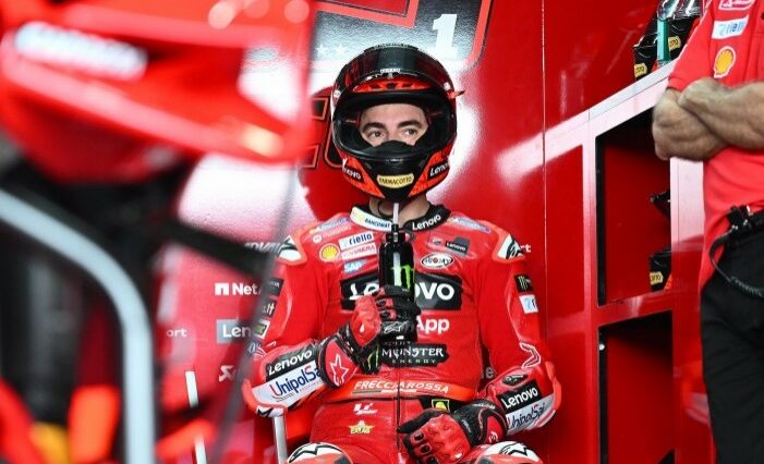 MotoGP Argentina: Bagnaia desconcertado por accidentes, se disculpa con Ducati