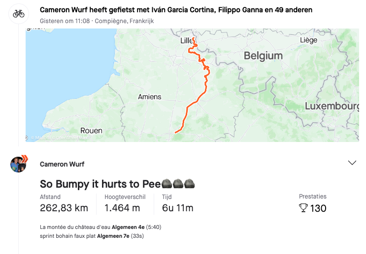 Nadie detiene a Cameron Wurf - corre otra media maratón tras la París-Roubaix - Triatlón Hoy