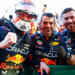 MELBOURNE, AUSTRALIA - 2 DE ABRIL: Ganador de la carrera Max Verstappen de Holanda y Oracle Red Bull