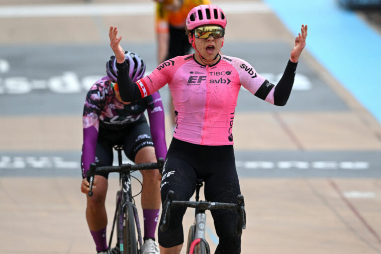 Paris-Roubaix Femmes: la canadiense Alison Jackson logra una gran victoria en la escapada