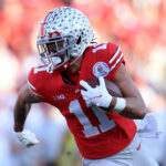 Jaxon Smith-Njigba, Ohio State Buckeyes, Packers Draft simulado de la NFL 2023 Intercambio de Aaron Rodgers