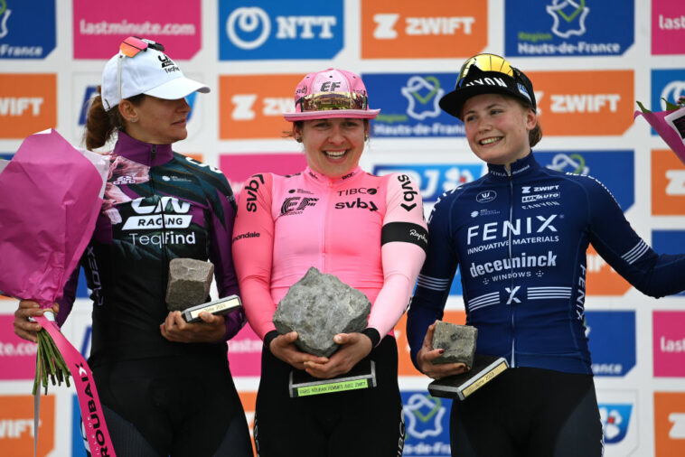 Ragusa y Truyen se sorprenden con el podio de la Paris-Roubaix Femmes