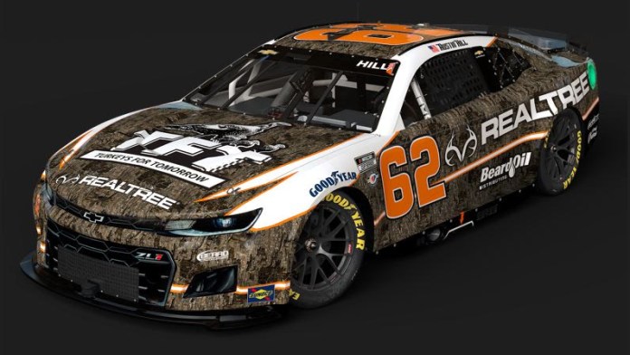 Realtree respalda a Austin Hill y Beard Motorsports en la carrera de la copa en el Superspeedway de Talladega