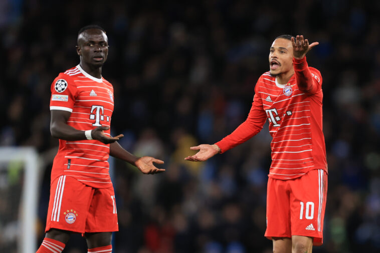 Según los informes, Sadio Mane golpeó a Leroy Sane después de la derrota del Bayern de Múnich en el Man City