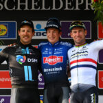 Sam Welsford levanta la mano para Grand Tour después del segundo podio de Scheldeprijs