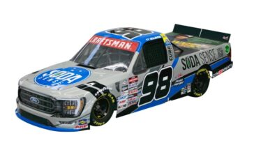 Anuncio de patrocinio de Soda Sense Ty Majeski ThorSport Racing NASCAR Craftsman Truck Series 2023