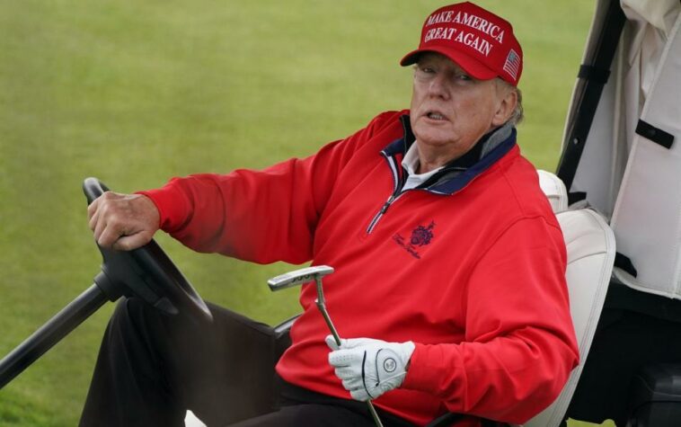 Donald Trump - Donald Trump’s campo de golf Turnberry en la lista negra de los organizadores del Open Championship - PA/Andrew Milligan