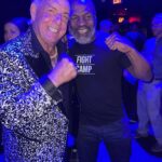 La leyenda de la WWE Ric Flair con Mike Tyson