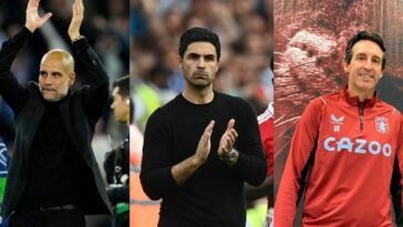 Guardiola, Emery y Arteta nominados a entrenador del año de la Premier League