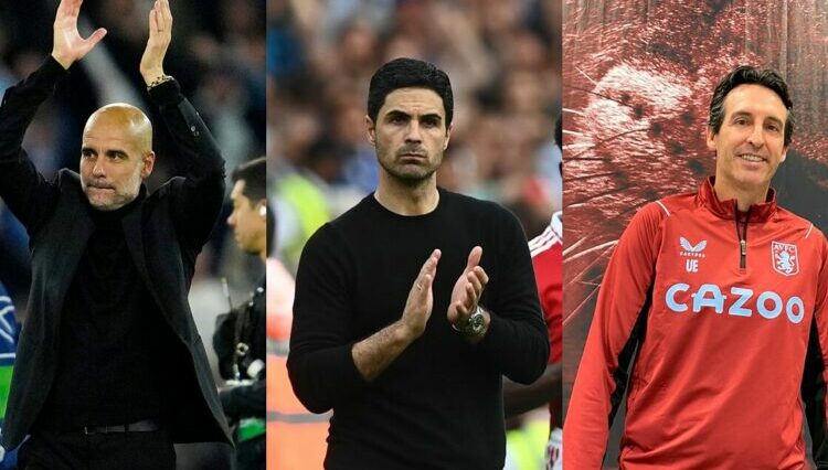 Guardiola, Emery y Arteta nominados a entrenador del año de la Premier League