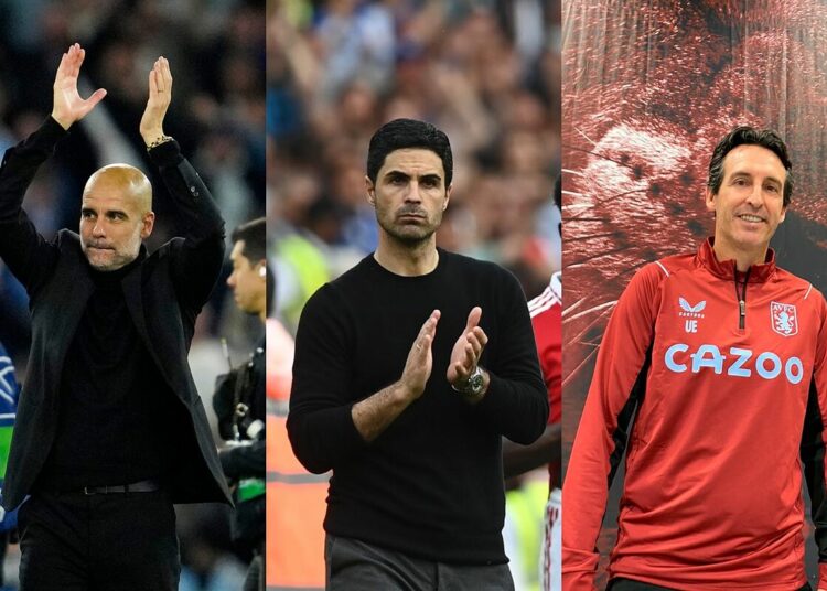 Guardiola, Emery y Arteta nominados a entrenador del año de la Premier League