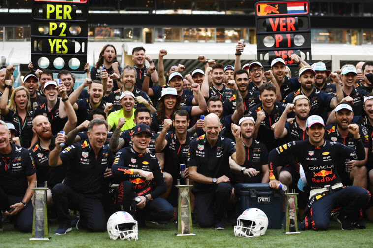 MIAMI, FLORIDA - MAY 07: Race winner Max Verstappen of the Netherlands and Oracle Red Bull Racing