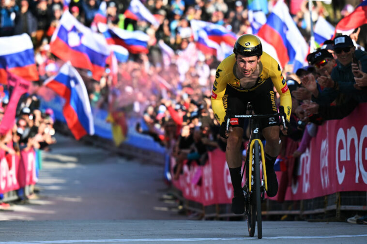 Impulso 'increíble' de un excompañero de equipo de esquí fundamental para la victoria de Roglic en el Giro de Italia