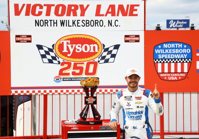 Inspección completa: Kyle Larson nombrado ganador oficial de Tyson 250 en North Wilkesboro