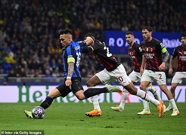 Lautaro Martínez marcó el único gol de la vuelta de semifinales de la Champions League