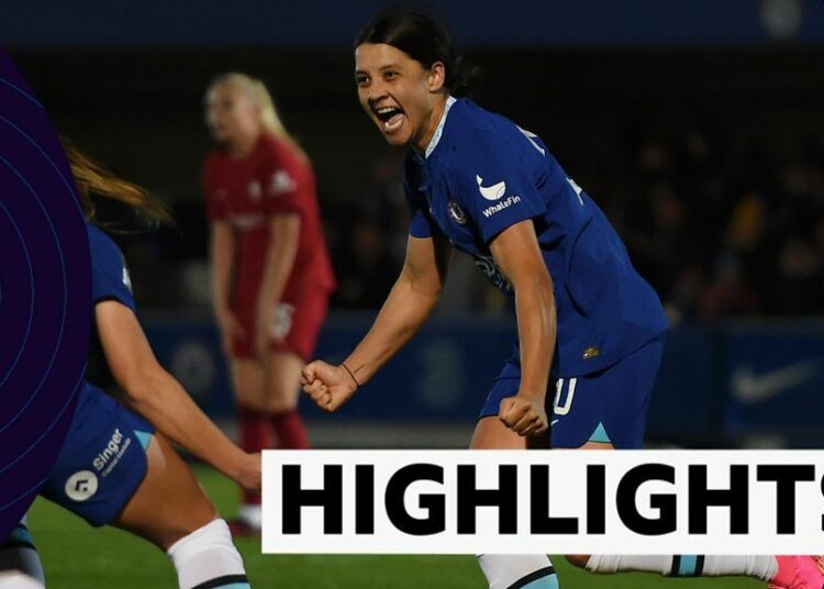 Lo más destacado de la WSL: Chelsea 2-1 Liverpool - Sam Kerr anota el gol de la victoria para los perseguidores del título de Emma Hayes