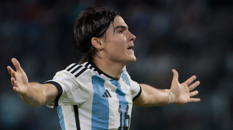 Luka Romero, que rechazó a la Selección Mexicana, ya brilla con Argentina