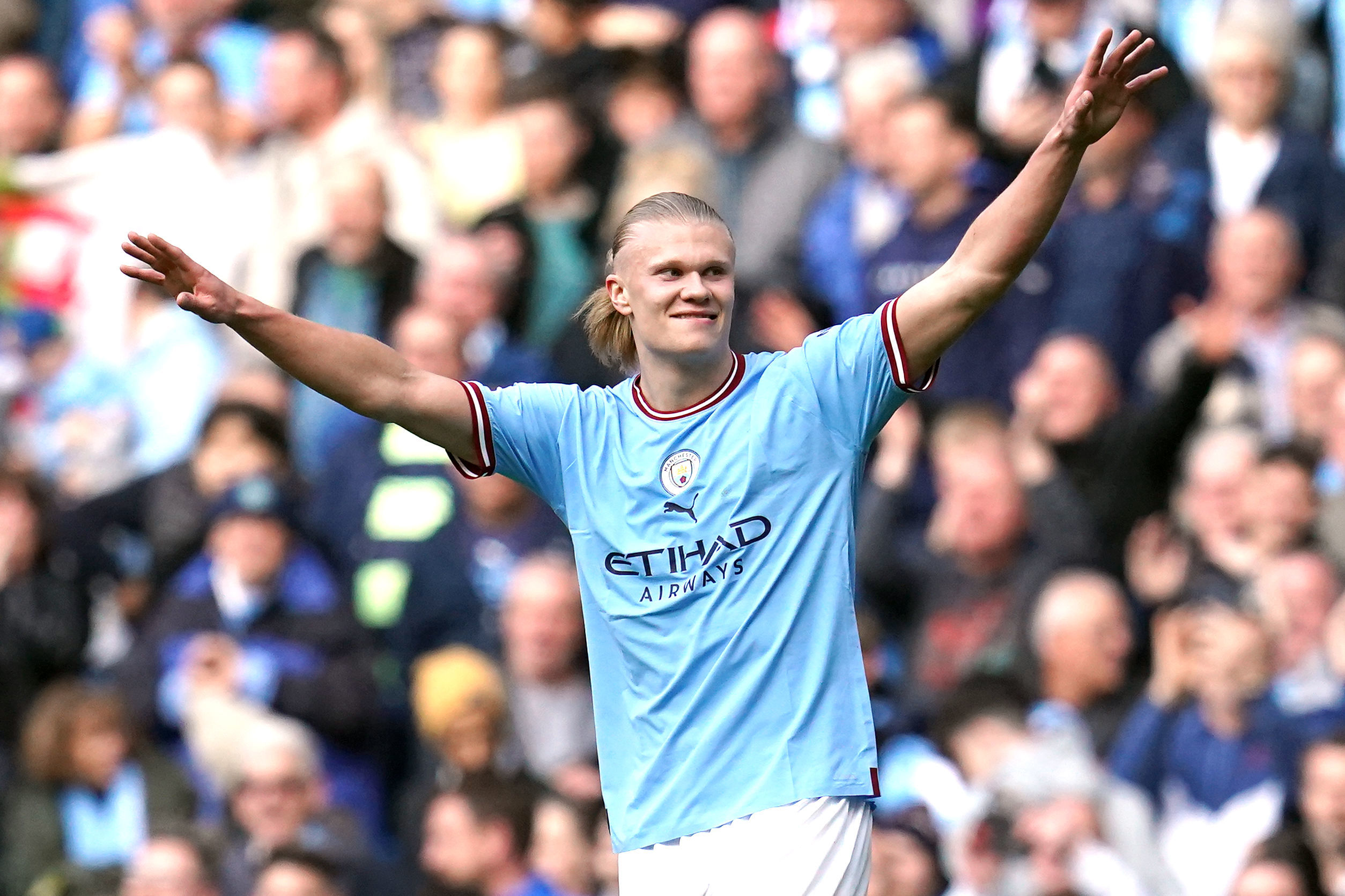 Haaland ha marcado 51 goles para Man City esta temporada después de su llegada de £ 50 millones de Dortmund, pero Man Utd podría haberlo tenido por un tijeretazo.