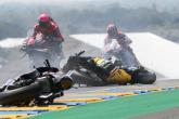 Alex Márquez, accidente de Luca Marini, carrera de MotoGP, MotoGP de Francia, 14 de mayo