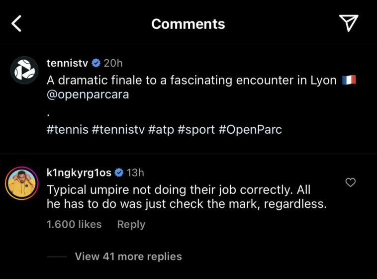 Nick Kyrgios se pone del lado de Mikael Ymer después del arrebato furioso del sueco hacia el árbitro