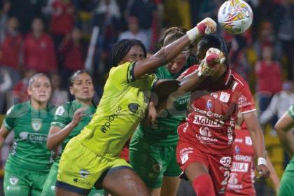 Pelea entre jugadoras de La Equidad y América en los cuartos de final de la Liga BetPlay Femenina | Futbol Colombiano | Fútbol Femenino