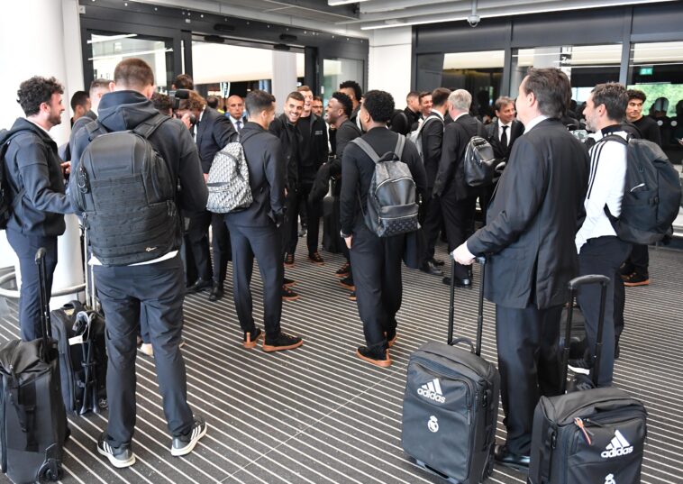 El Real Madrid se quedó varado en el aeropuerto antes de su choque con el Manchester City.