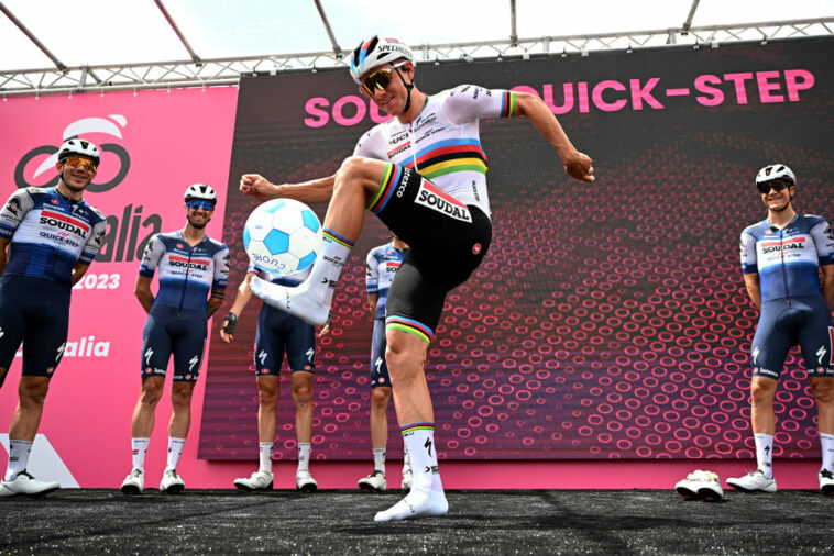 Remco Evenepoel, lesionado, se alivia después de la sexta etapa del Giro de Italia sin problemas