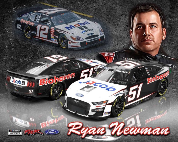 Rick Ware Racing celebra el regreso de Ryan Newman con el esquema First Victory Throwback